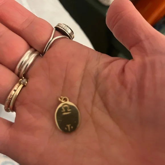 Solid Gold Celestial Talon Charm - Picture 3 of 5